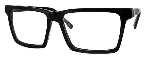 Sidobild på Fönster of Sweden 2314 stora Svarta retro glasögon Sidobild på Fönster of Sweden 2314 stora Svarta retro glasögon